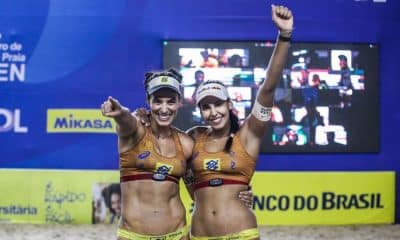 ágatha e duda ganham quinta etapa seguida do circuito brasileiro de vôlei de praia