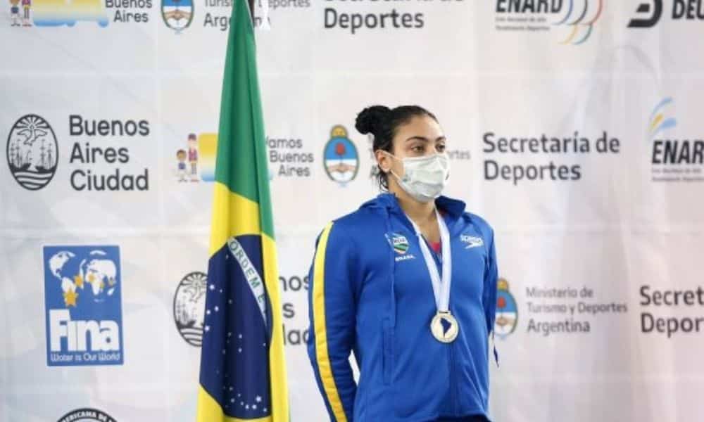 rafaela raurich 200 m livre campeonato sul-americano de esportes aquáticos