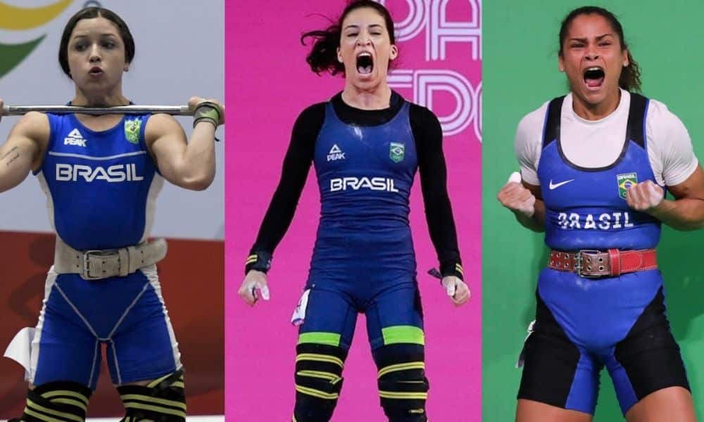 Pan-Americano de levantamento de peso - Luana Madeira, Nathasha Rosa e Rosane Santos