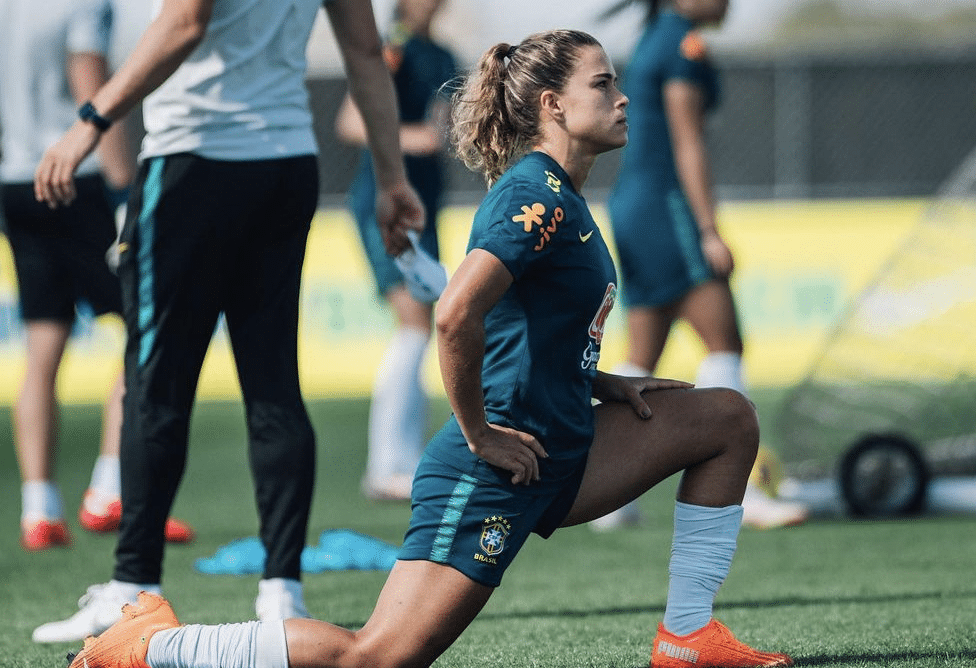 Tamires, Lateral-esquerda da seleção brasileira de futebol feminino (Daniela Porcelli)