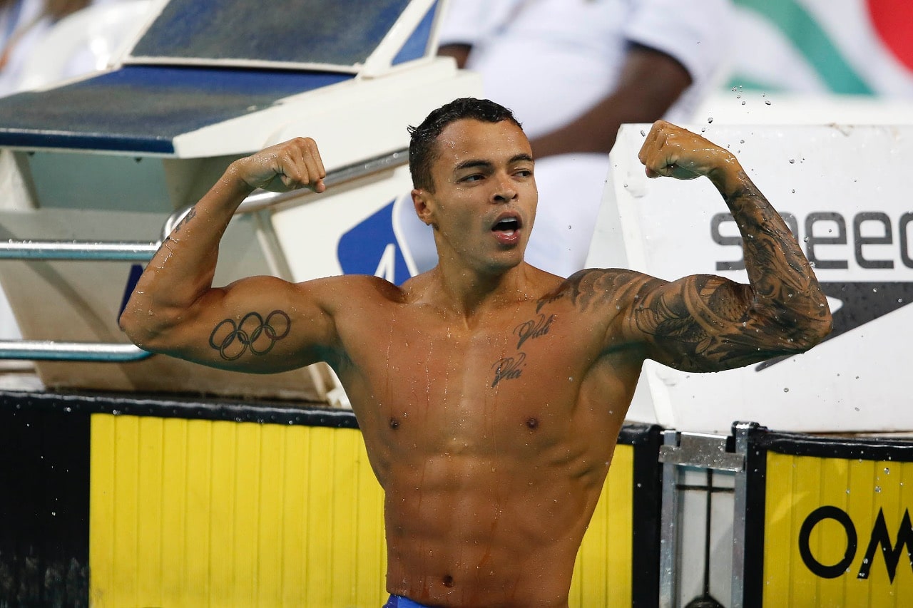 No 6º dia da Seletiva Matheus Goche (100m borboleta), Gabriel dos Santos (100m livre) e Bruno Fratus (50m livre) se garantiram nos Jogos Olímpicos de Tóquio