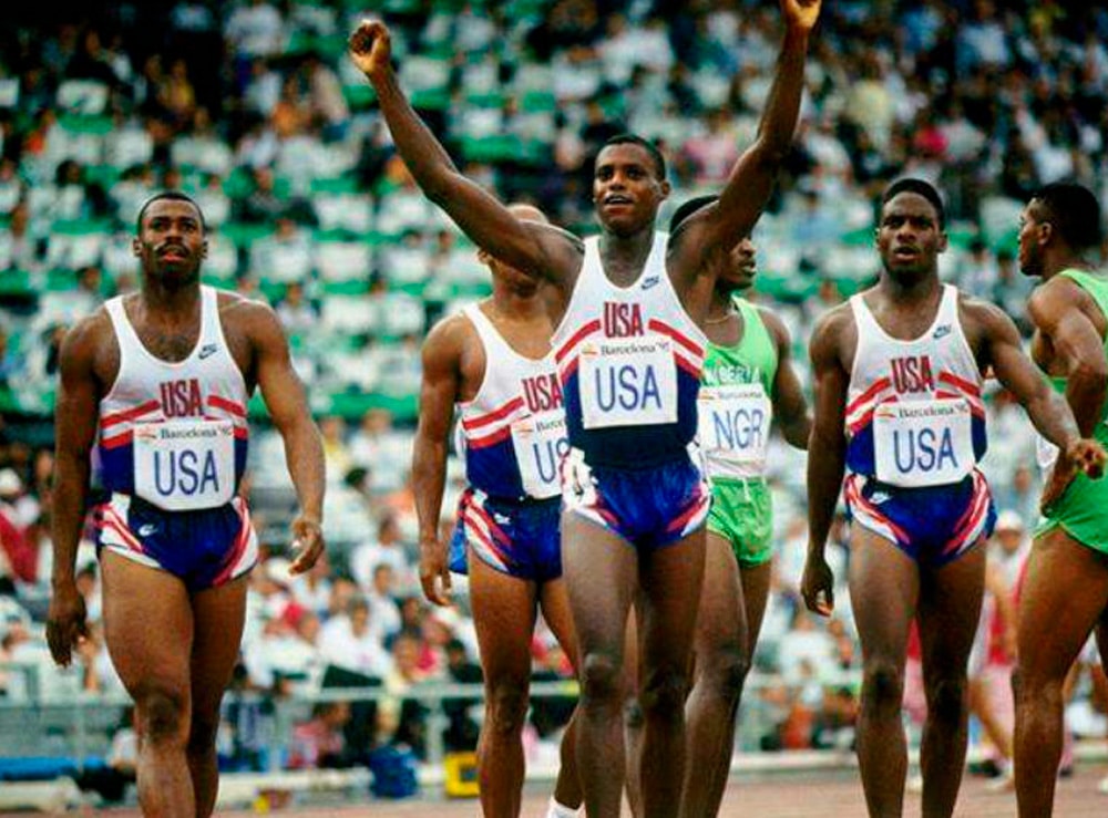 4x100m dos Estados Unidos em 1992