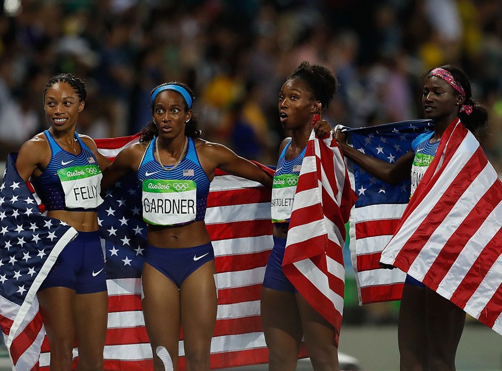 4x400m dos EUA na Rio-2016