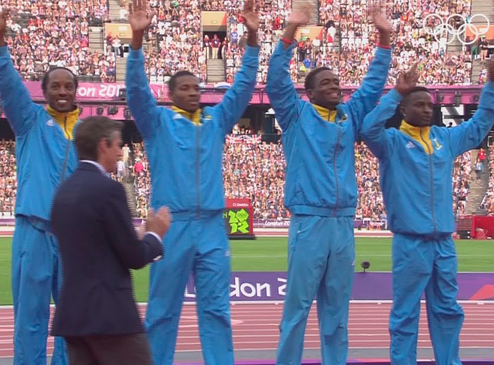 4x400m das Bahamas em Londres-2012
