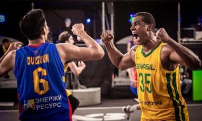 Jonatas Mello Brasil x Mongólia Pré-Olímpico de basquete 3x3