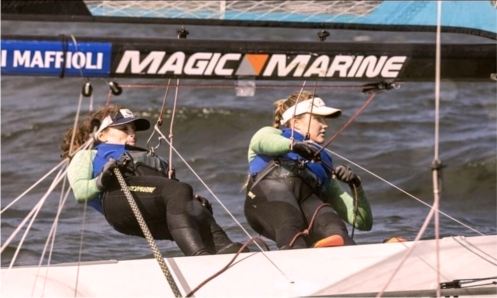 Martine Grael e Kahena Kunze