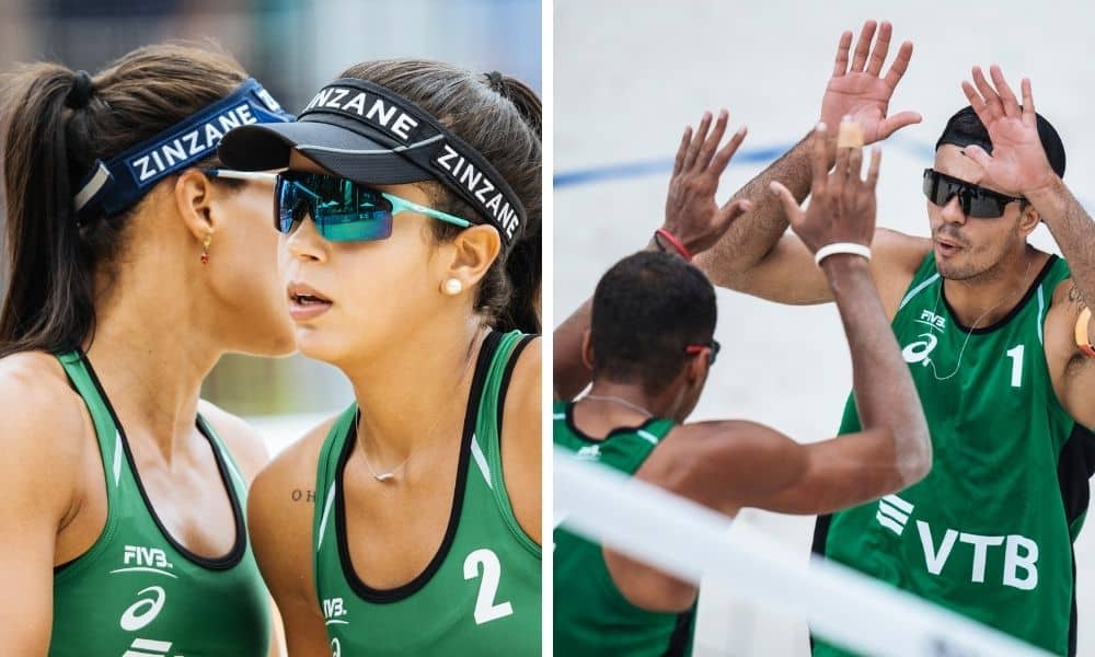 Taina Victoria e Guto Arthur Mariano Etapa de Sochi do Circuito Mundial de vôlei de praia