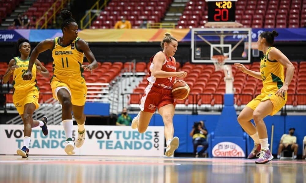 Clarissa Brasil x Canadá Americup de basquete feminino