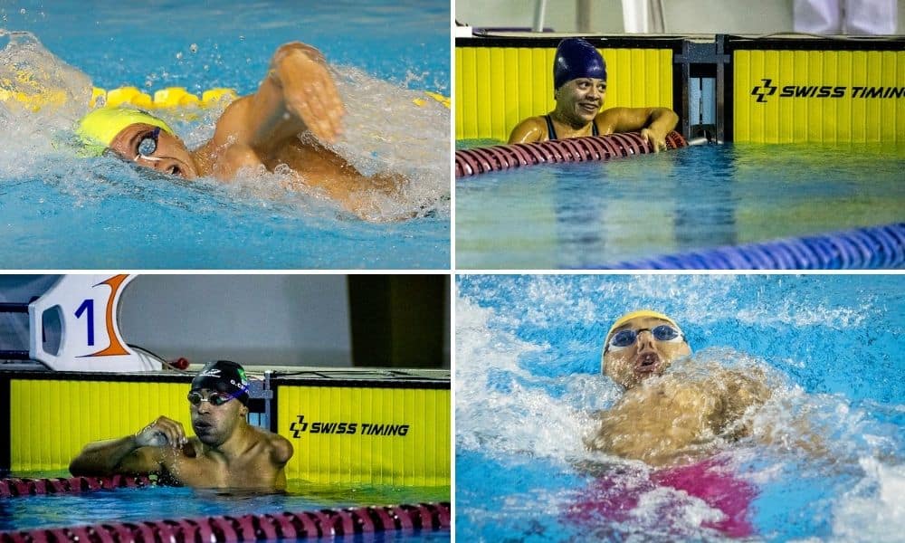 Quatro atletas fazem o índice para a Paralimpíada de Tóquio na natação