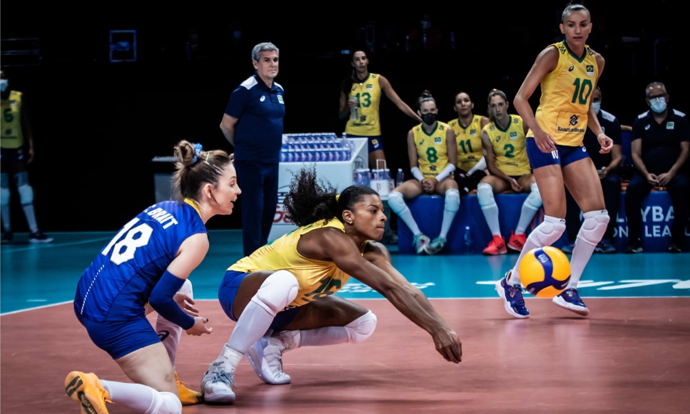 Coreia do Sul e Brasil - Liga das Nações feminina