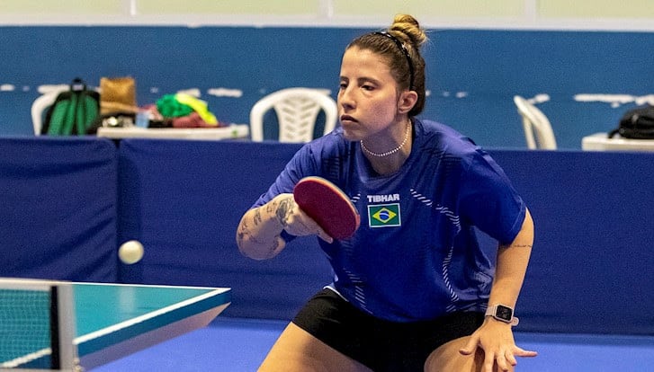 Jennyfer Parinos - Seletiva Mundial de tênis de mesa - Tóquio 2020