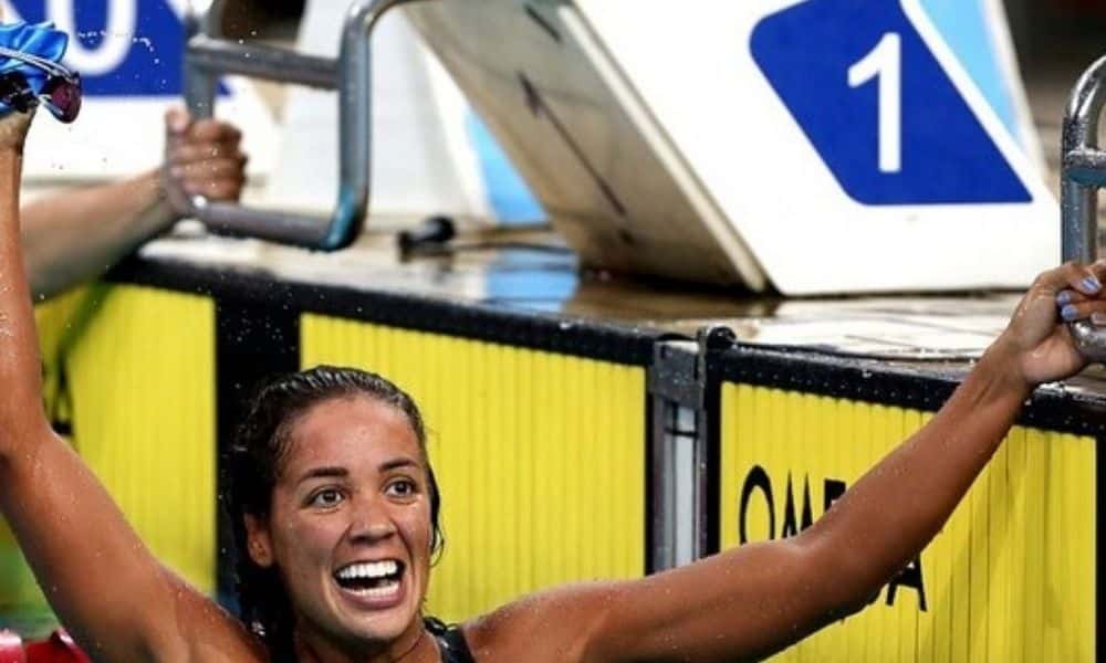 Aline Rodrigues da Silva - natação - 4x200m livre - Jogos Olímpicos de Tóquio 2020 - (TwitterTime Brasil)
