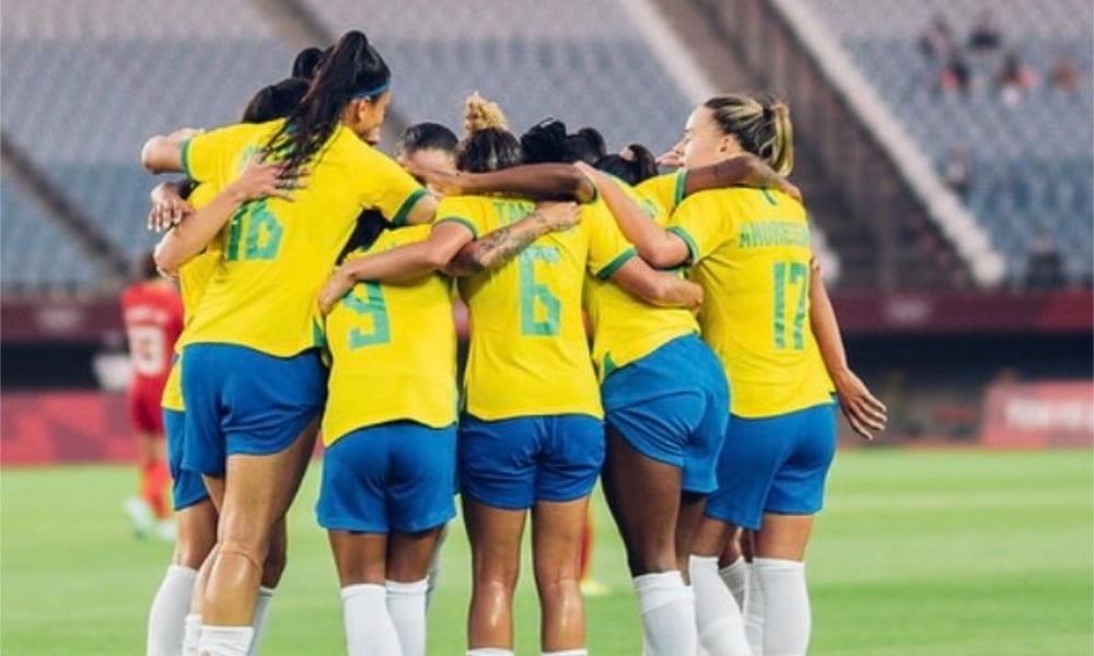 Brasil e Canadá - Seleção feminina - Jogos Olímpicos de Tóquio