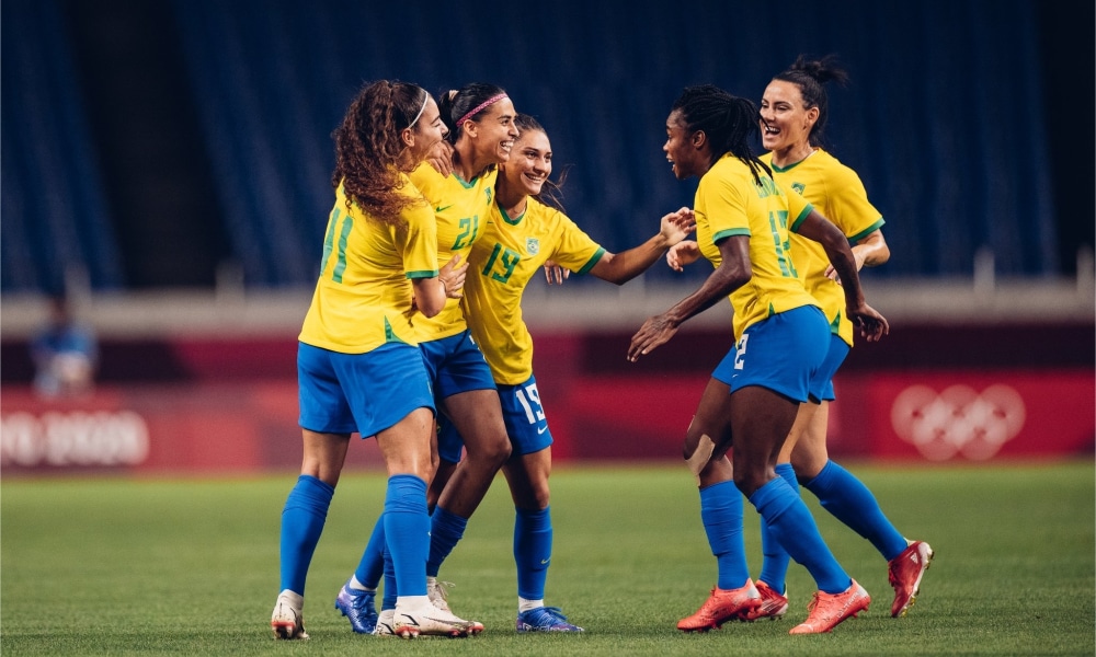 Brasil e Zâmbia - Seleção feminina de futebol - Jogos Olímpicos de Tóquio 2020