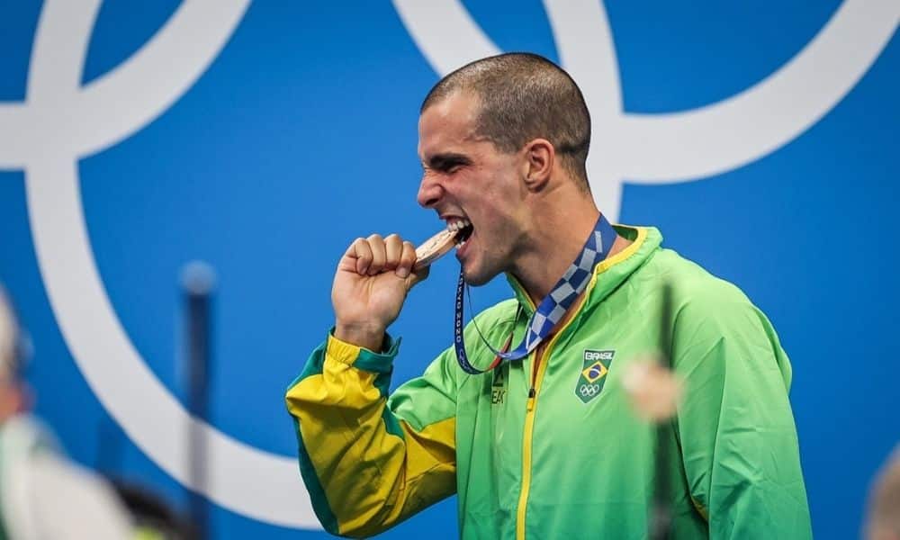 Bruno Fratus medalha de bronze 50 m livre jogos olímpicos tóquio 2020