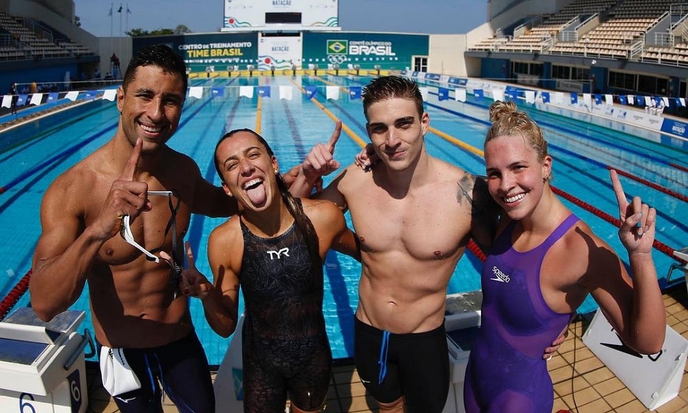 Giovanna Diamante - natação - 4x100 medley misto - Jogos Olímpicos de Tóquio 2020