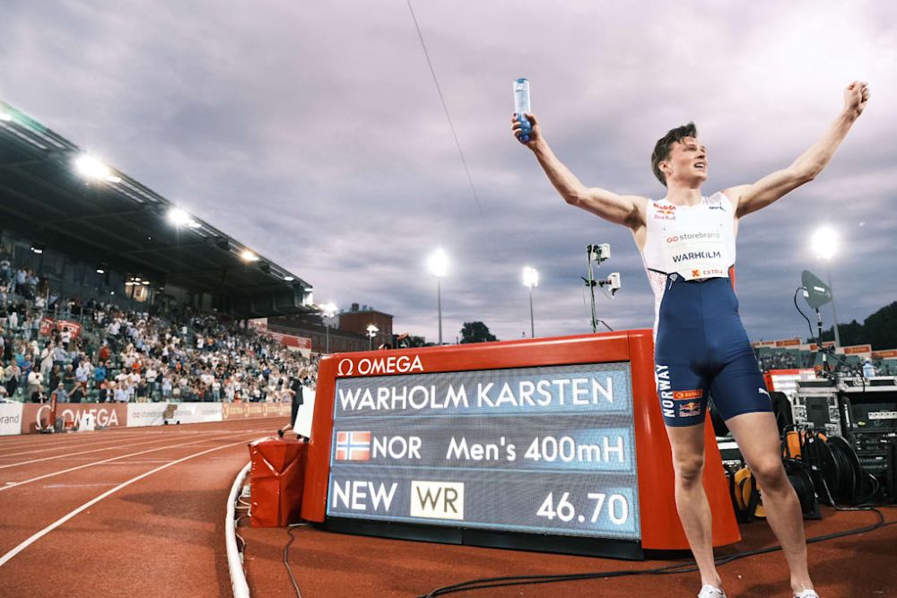 Karsten Warholm recorde 400m com barreira