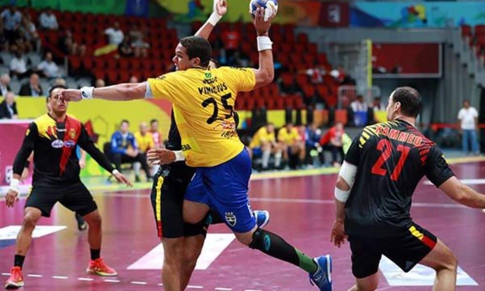 Vinícius Teixeira - seleção brasileira de handebol masculino - Jogos Olímpicos de Tóquio 2020