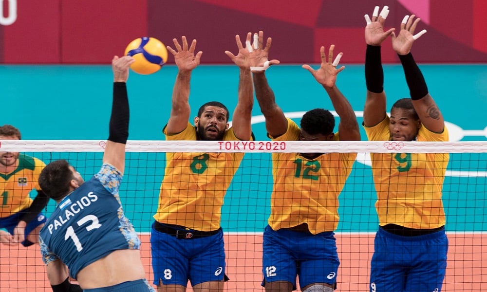 Brasil argentina vôlei tie-break jogos olímpicos de tóquio