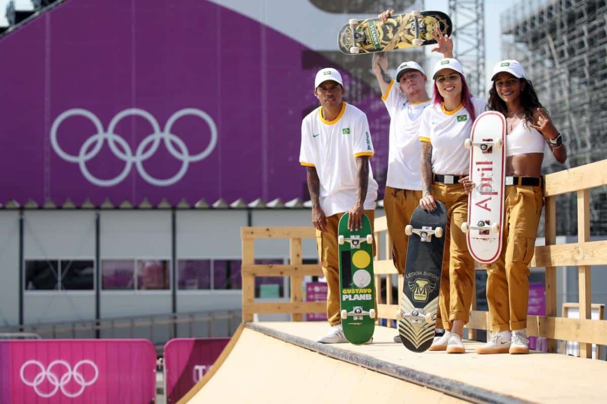 Seleção brasileira de skate street jogos olímpico tóquio