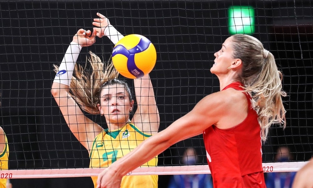 Brasil x Estados Unidos vôlei feminino Jogos Olímpicos Tóquio 2020 prata