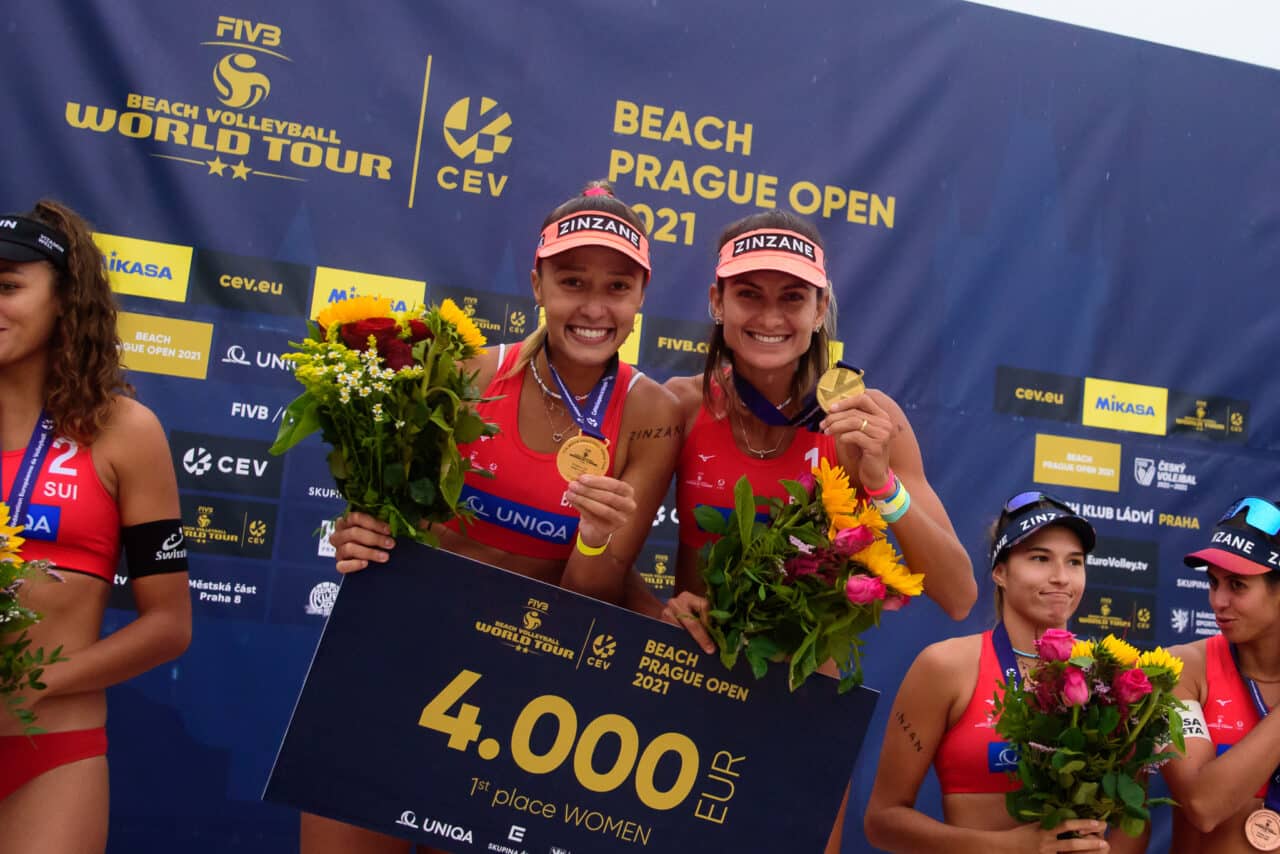 Elize Maia e Thâmela - Andressa e Vitória - Circuito Mundial de vôlei de praia