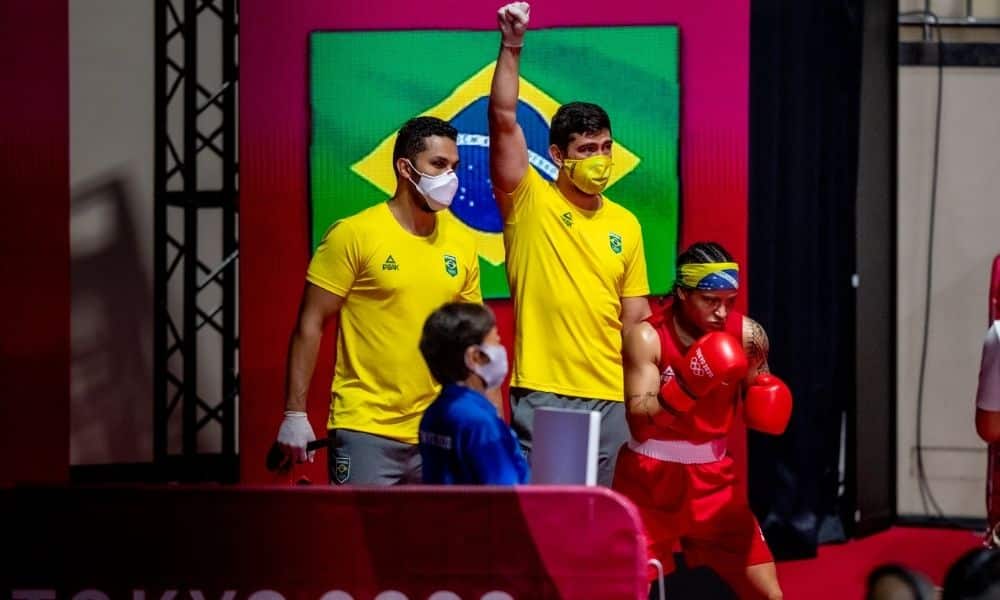 BOXE VENCEDOR Mateus Alves, Leonardo Macedo, Mateus Alves Jogos olímpicos tóquio 2020