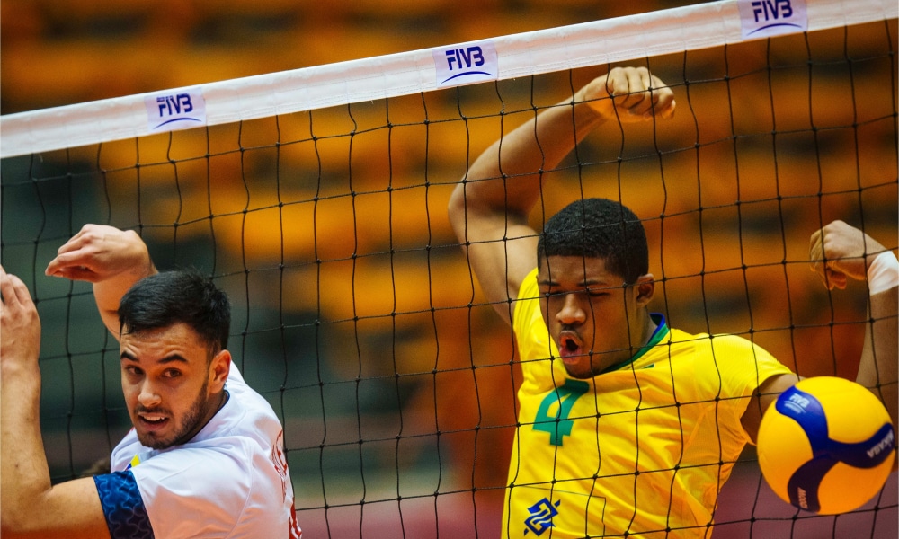 Brasil vence a Colômbia no Mundial Sub-19 de vôlei masculino