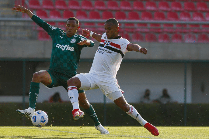 São Paulo venceu o Palmeiras por 4 a 2 no Campeonato Braisleiro Sub-20 