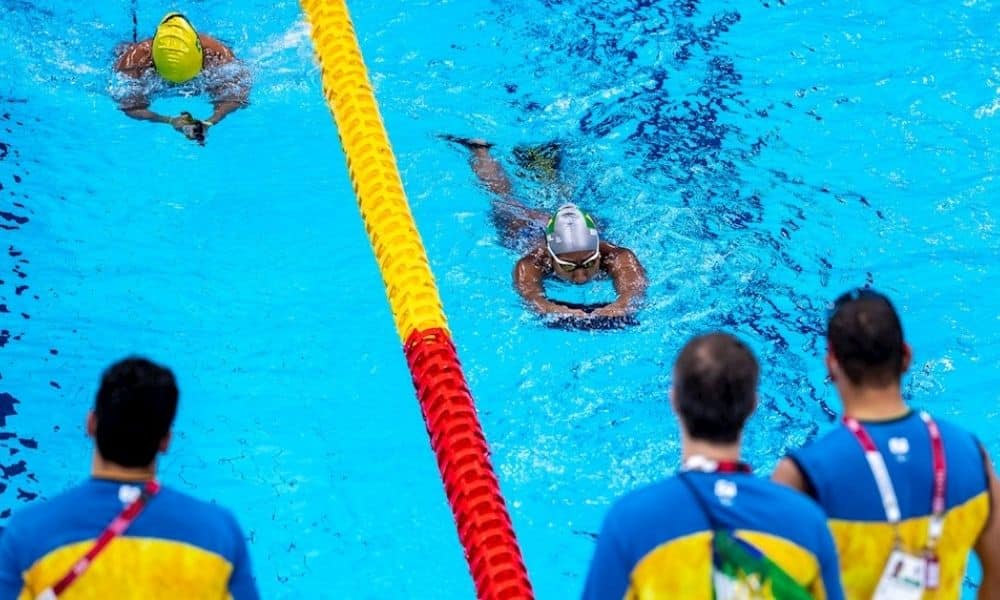 natação centro aquático de tóquio jogos paralímpicos