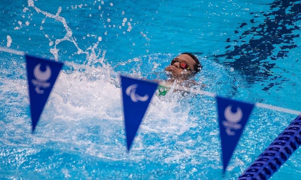 natação centro aquático de tóquio jogos paralímpicos