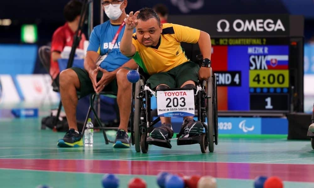 Maciel Santos bocha bronze jogos Paralímpicos