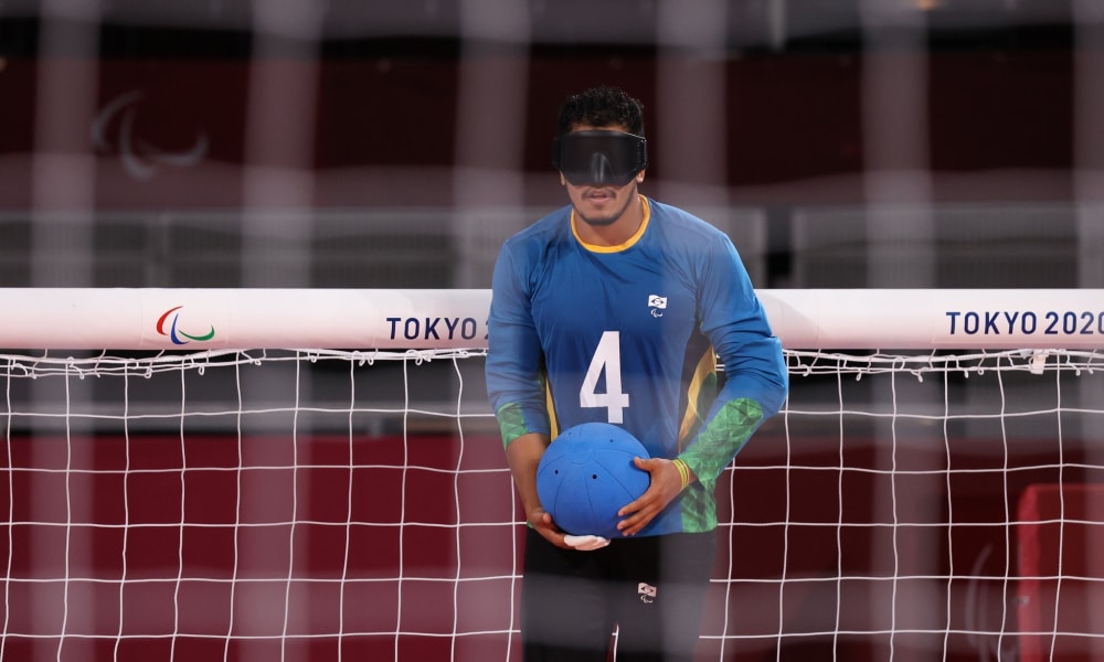 Leomon decide e seleção masculina de goalball do Brasil vence Árgelia nos Jogos Paralímpicos de Tóquio