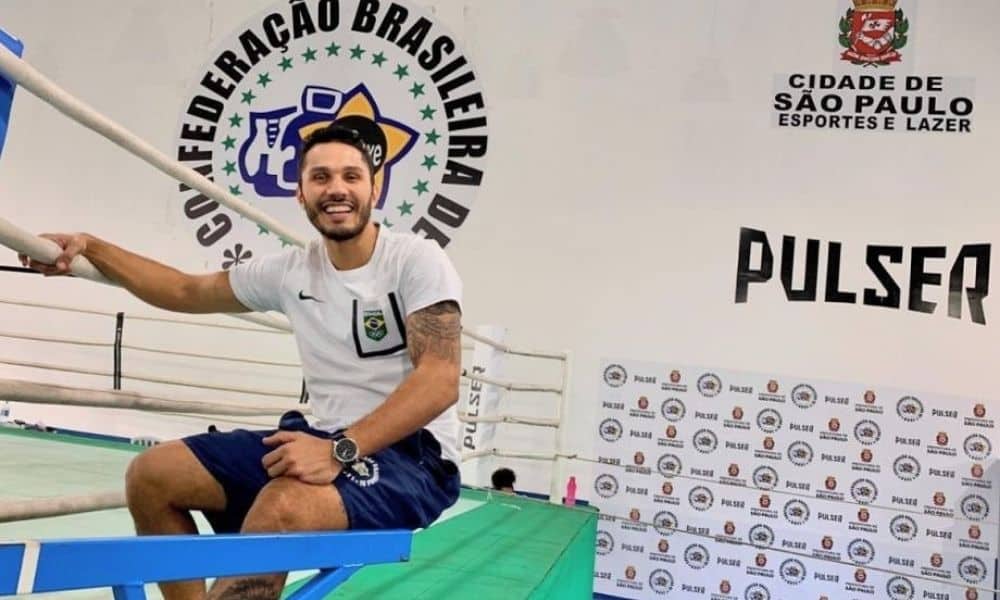 Mateus Alves técnico da seleção brasileira de boxe