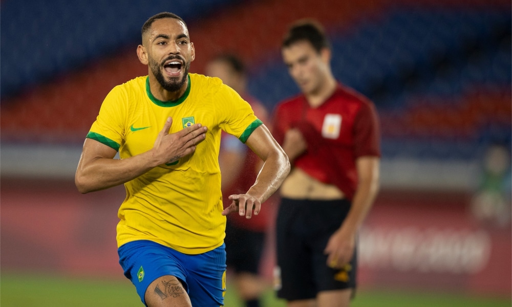 Brasil e Espanha - Seleção brasileira de futebol masculino - Jogos Olímpicos de Tóquio