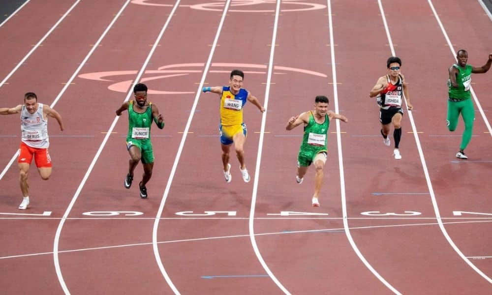 Petrúcio Ferreira medalha de ouro Washington Júnior bronze 100 m T47