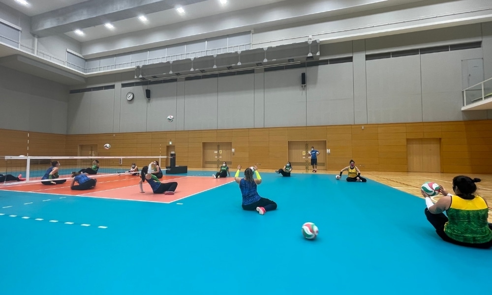 Treinamento da equipe de vôlei sentado feminino para a Paralimpíada de Tóquio 2020 - Foto: Giovana Pinheiro / OTD - matéria Edwarda Dias