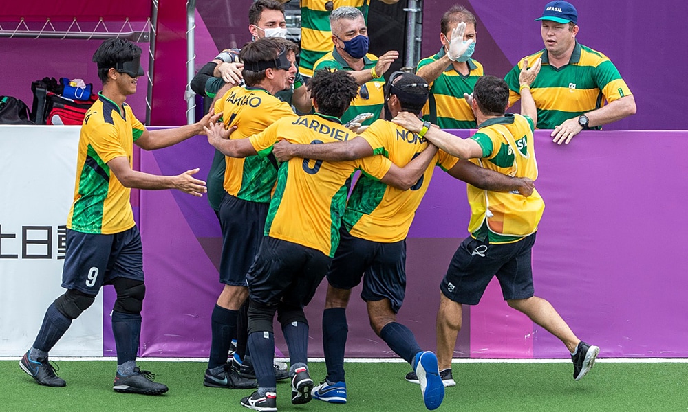 Brasil França seleção brasileira Futebol de 5 Jogos Paralímpicos Tóquio 2020