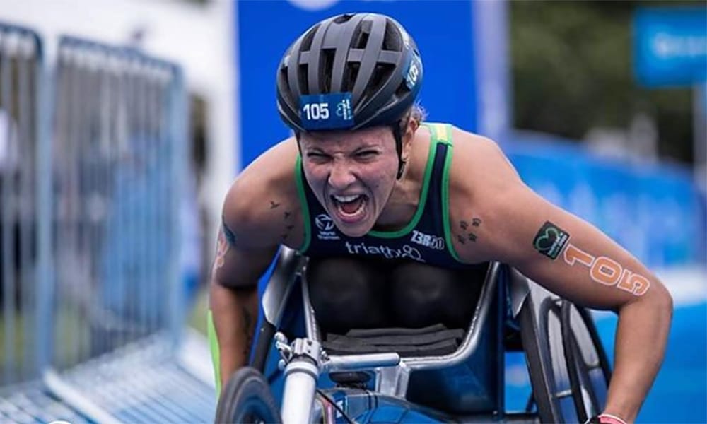 Jéssica Messali triatlo paralímpico Jogos Paralímpicos Tóquio paratriatlo triatlo paralímpico Ronan Cordeiro Copa do Mundo de Paratriatlo Sarasota