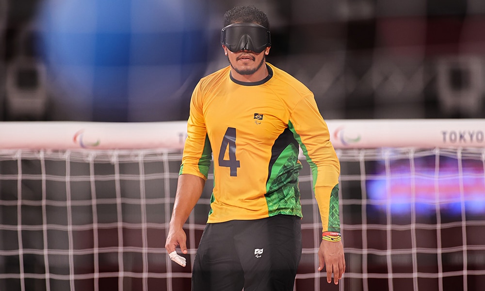 Leomon Moreno Brasil Turquia goalball masculino jogos paralímpicos tóquio