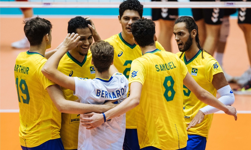 Brasil vence Alemanha e fica em sétimo no Mundial Sub-19 de vôlei masculino