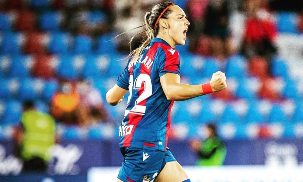 Giovanna Crivelari estreia como titular do Levante mas perde na Champions League Feminina