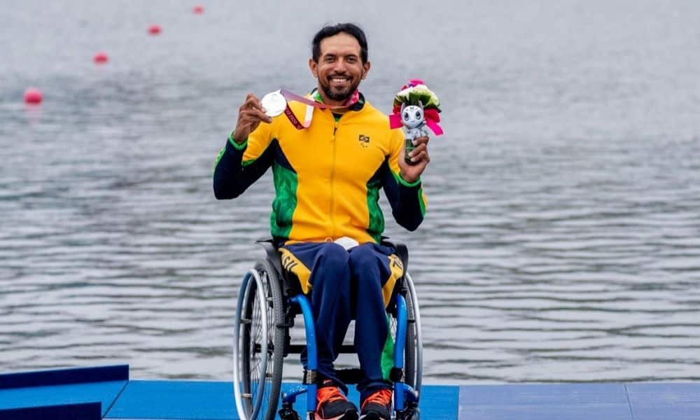 Luís Carlos Cardoso medalha de prata canoagem jogos paralímpicos tóquio-2020