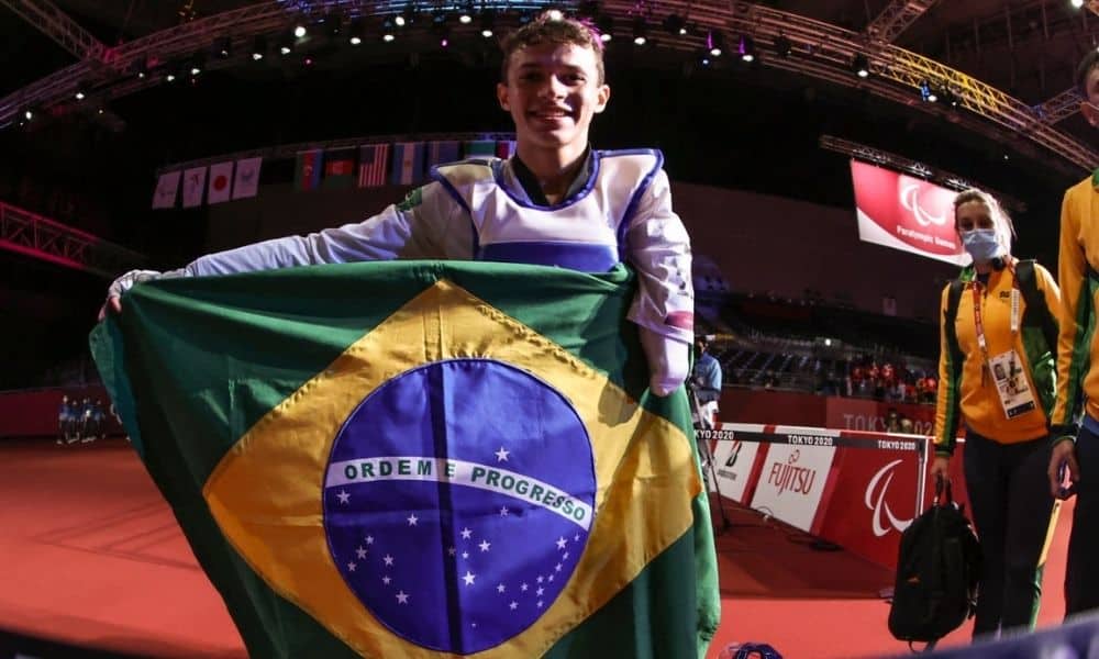 Nathan Torquato ouro taekwondo jogos paralímpicos tóquio 2020
