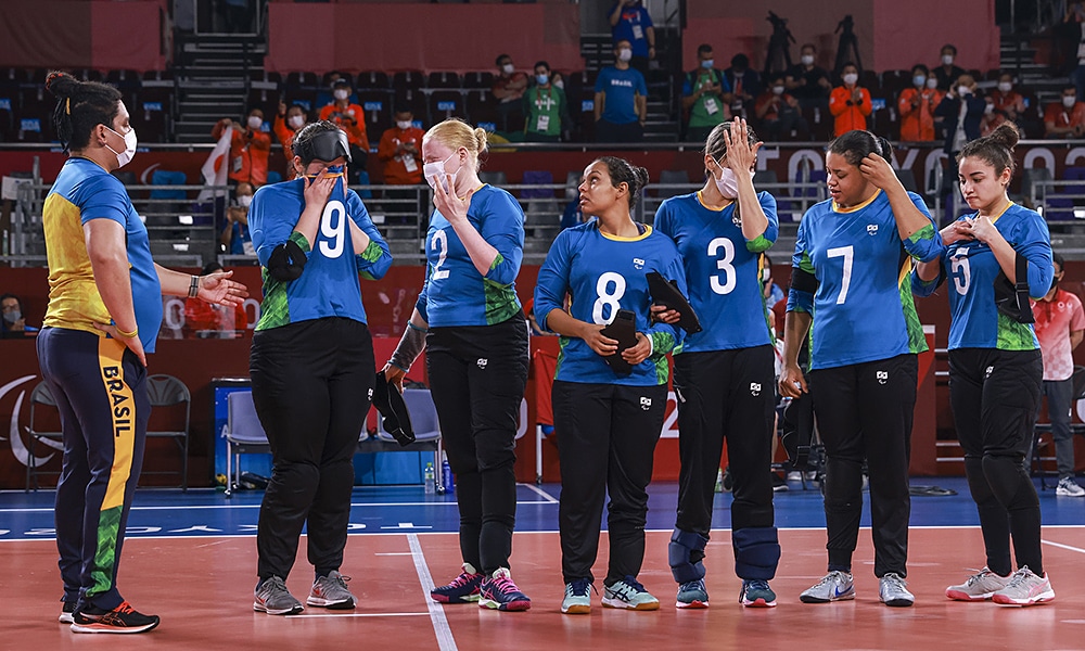 Brasil goalball feminino jogos paralímpicos bronze