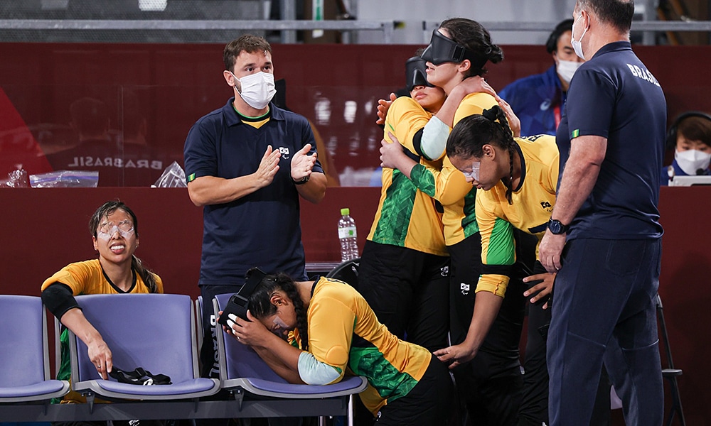 Brasil EUA goalball feminino Jogos Paralímpicos