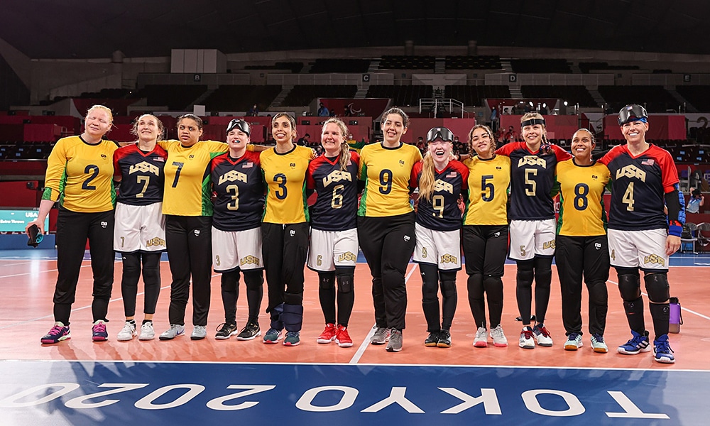 Brasil EUA goalball feminino Jogos Paralímpicos