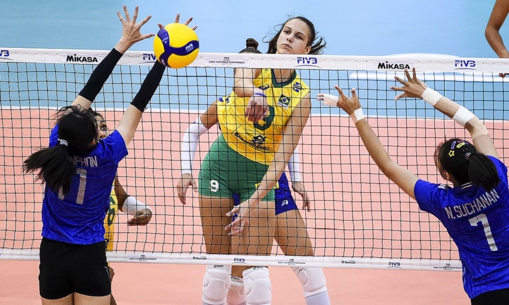 Brasil supera a Tailândia e avança às quartas no Mundial sub-18 vôlei feminino