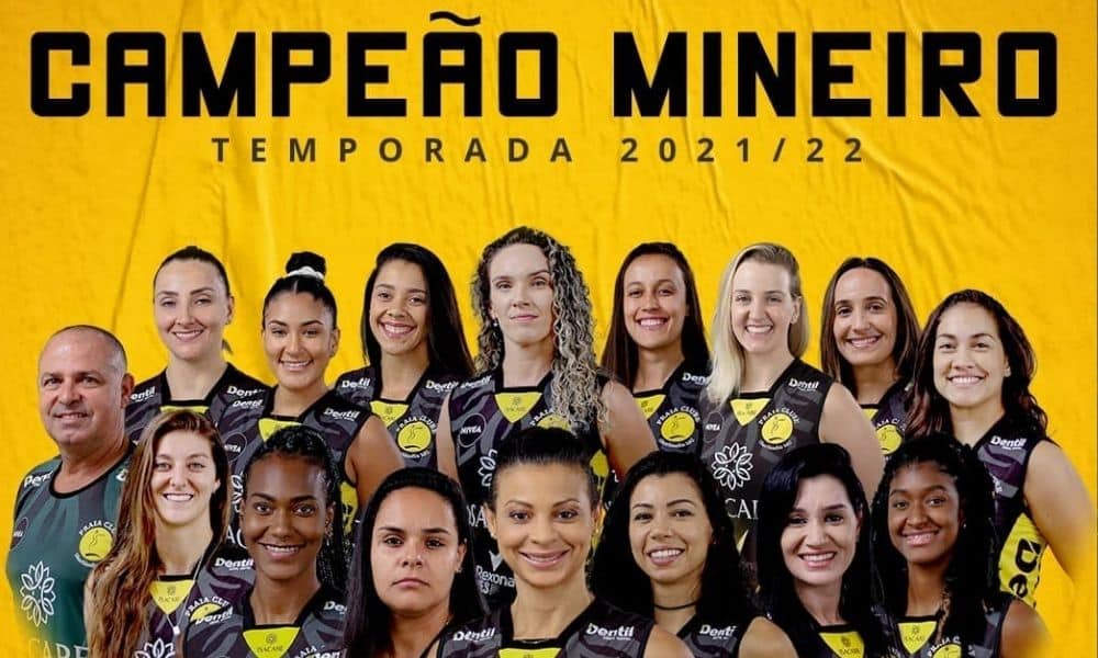PRaia Clube Minas Cameponato Mineiro de vôlei feminino