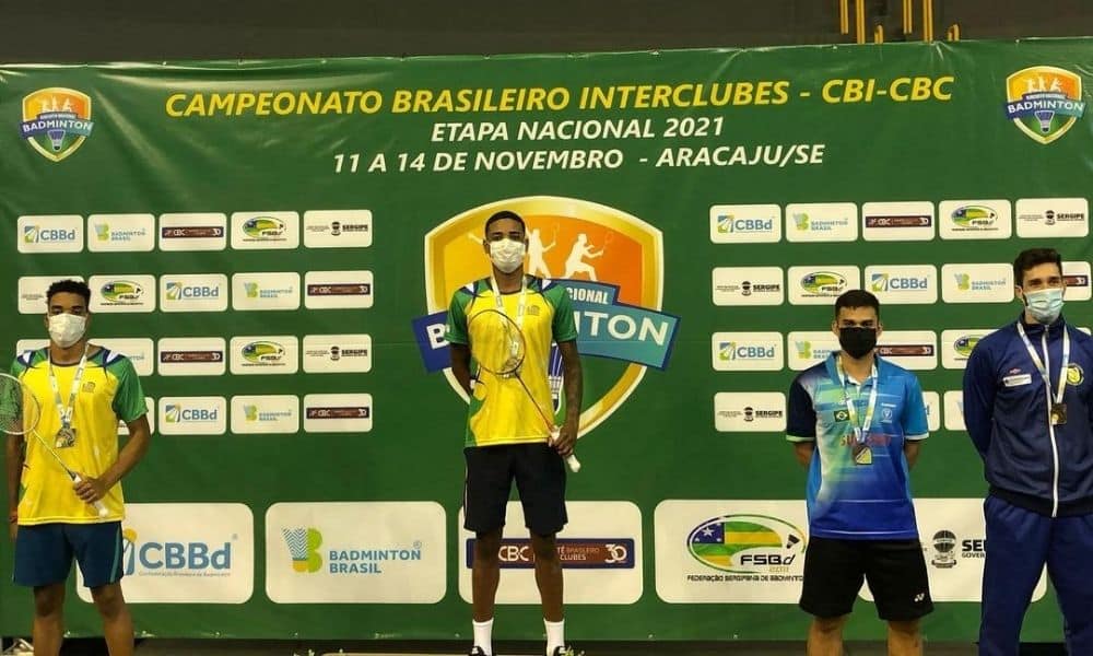Artur Pomoceno e Jeisiane Alves conquistam os títulos do Campeonato Brasileiro Interclubes de badminton